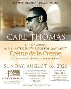 Flyer for The 17th Annual Air & Water Show Day Party
