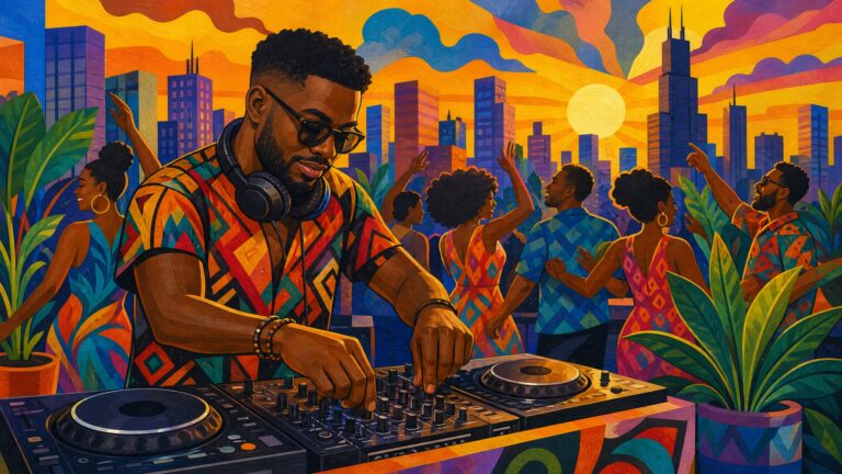 DJ for Company Summer Party Chicago: Live Mixing