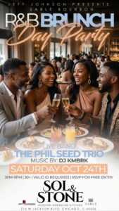 Flyer for R&B Brunch Day Party