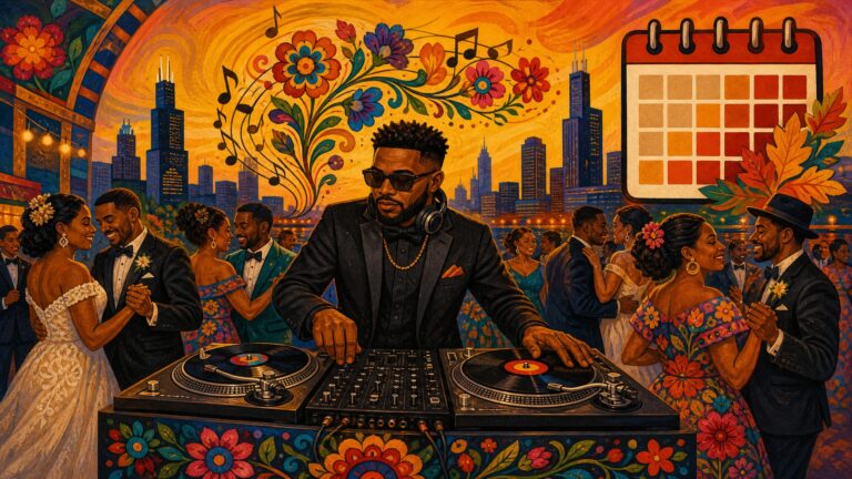 How Far in Advance to Book a Wedding DJ in Chicago